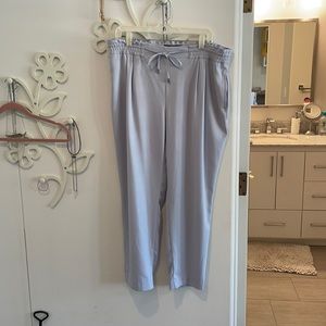 Zara light blue flowy pants